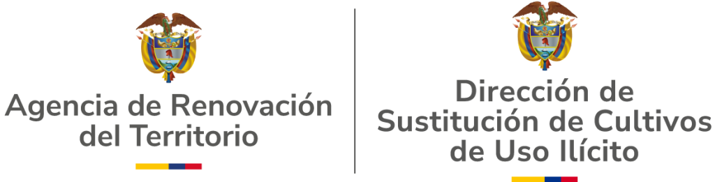Agencia de Renovación del Territorio · Dirección de Sustitución de Cultivos de Uso Ilícito